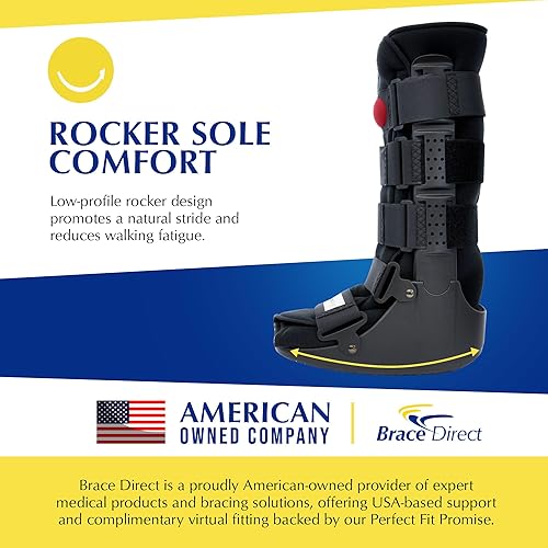 Brace Align Air CAM Walker Fracture Boot – Tall Orthopedic Walking Boot for  Foot Fractures, Ankle Sprains Po