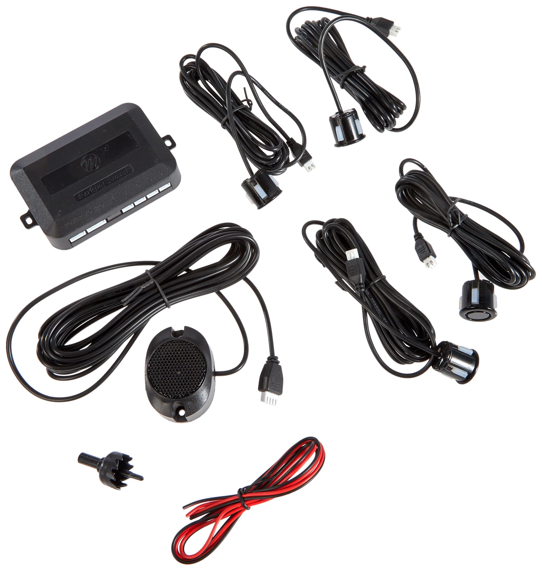 M-Tech CP17B Parking Reversing 4 Sensors with Speaker Black