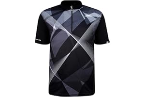 SAVALINO Men's Bowling Sublimation Printed Jersey, Material Wicks Sweat & Dries Fast, Size S-5XL