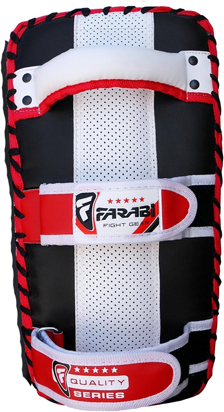 Farabi Sports Thai pad, Kickboxing Kick pad, Kick Training Strike Shield MMA Muay Thai Curved X 1 : Sports & Outdoors
