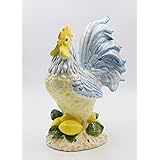 Cosmos Gifts Lemon Hill Rooster Figurine, Multicolored