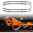Kavius Ice Scratchers Snowmobile 4PCS Set Compatible with Polaris Arctic Cat Ski-doo Lynx Cable Ice Scratchers Kit Fit for Reverse & Non-Reverse Gear Equipped Snow Mobiles Track Heights Above 2-1/2"