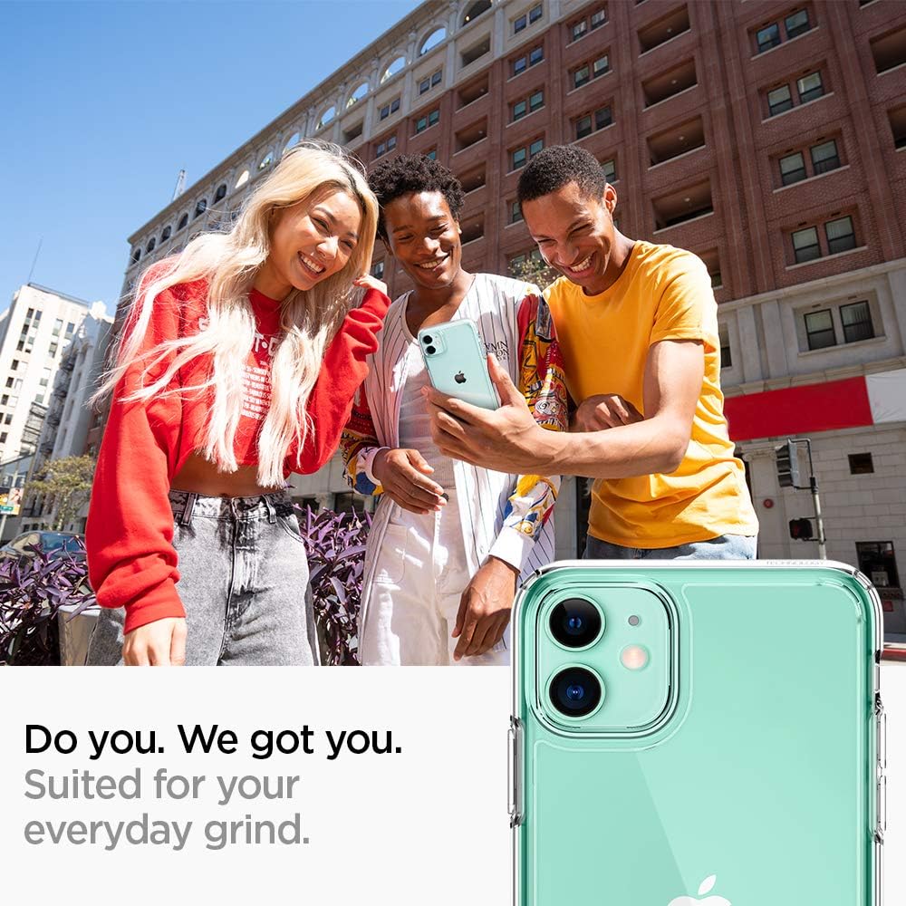 Spigen Ultra Hybrid Designed for Apple iPhone 11 Case (2019) - Crystal Clear: Electronics