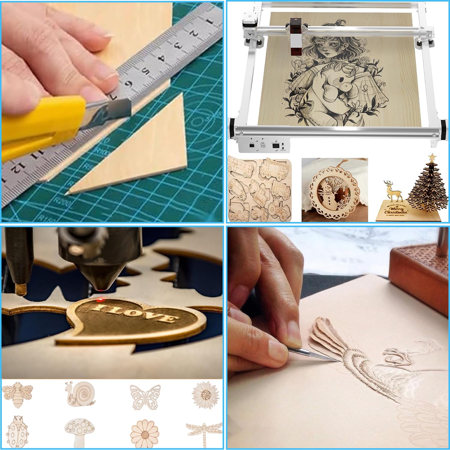 18 Pack Selected Basswood Sheets for Crafts-5 x 7 x 1/16 Inch- 1.5mm Thick Plywood Sheets - Balsa Wood Sheets -Unfinished Wood Boards for Laser Cutting, Wood Burning, Architectural Models, Staining