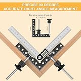 Housolution 90 Degree Positioning Squares 4 Pack 5.5 in Aluminum Corner Clamps view 3