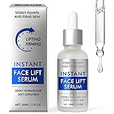 Instant Face Lift Serum,Instant Face Lift Cream for Visibly Lifts & Tightens Skin, Smooths Fine Lines and Wrinkles, Anti-Aging Treatment for All Skin Types, 1 Fl Oz