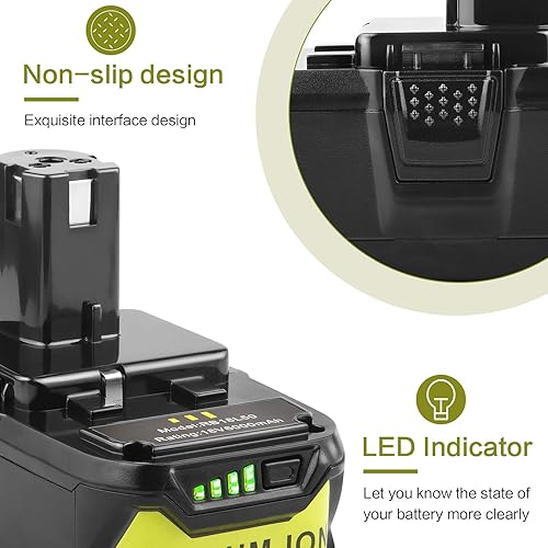 40v Ryobi Battery Ryobi Lithium 40v Battery Op4026 Compatible For Ryobi 40v Battery 6.0Ah 2Pcs OP4060 OP401 Charger Combo High Capacity Strong Power For Ryobi 40v Battery And Charger Lawn Mowers Leaf
