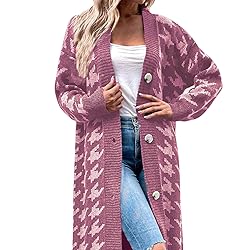 ADJHDFH Girls Sweater Lounge Cardigan For Women
