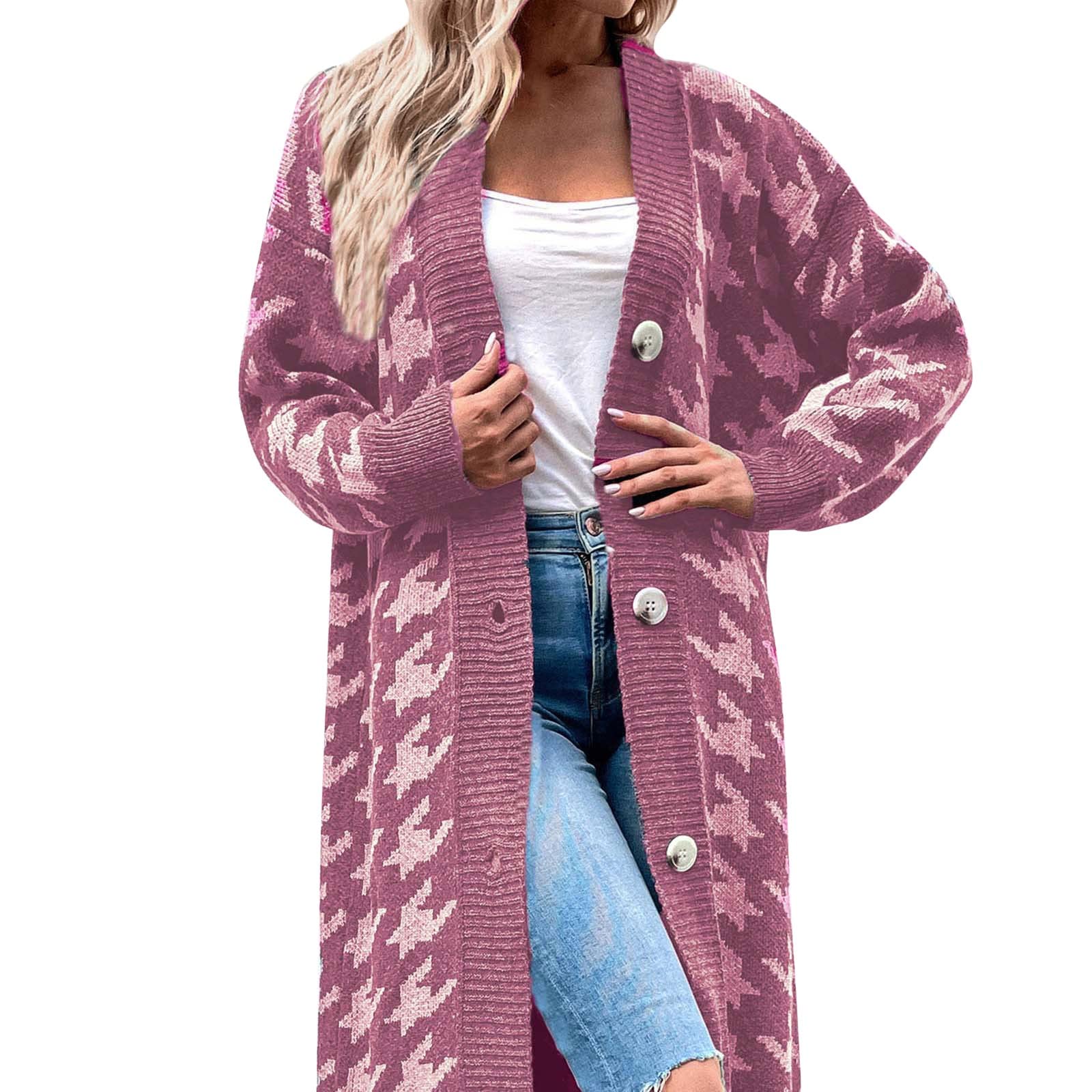 ADJHDFH Girls Sweater Lounge Cardigan For Women