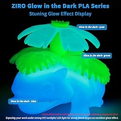 ZIRO Glow in The Dark Filament, PLA Filament