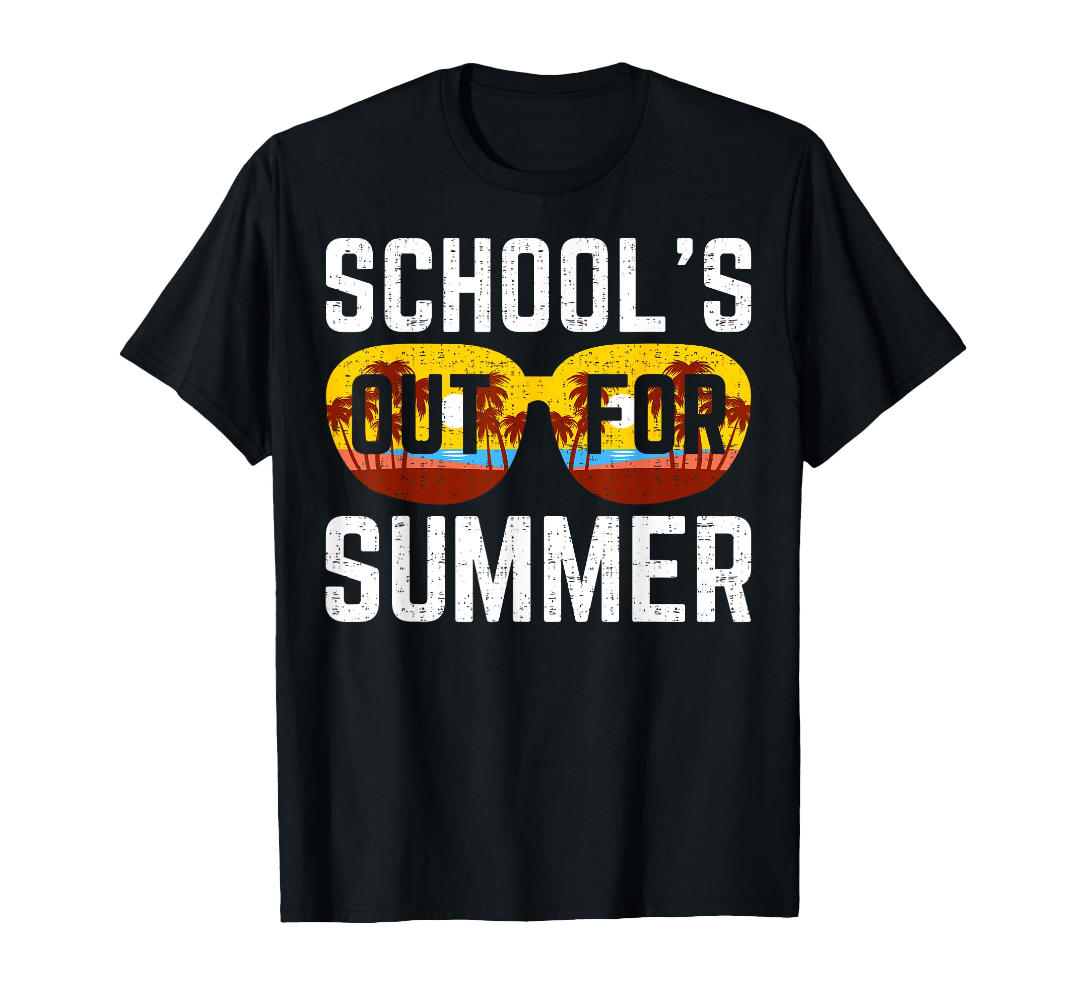 schools out for summer last day of school year teacher art T-Shirt