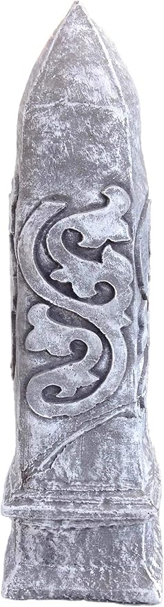 Garten Deko Dekoartikel Steinfigur Obelisk Antik Massiver Steinguss Frostfest Bis 30 C Amazon De Garten