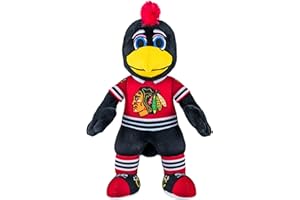 Bleacher Creatures Chicago Blackhawks Tommyhawk 10" Mascot Plush Figure- A Mascot for Play or Display