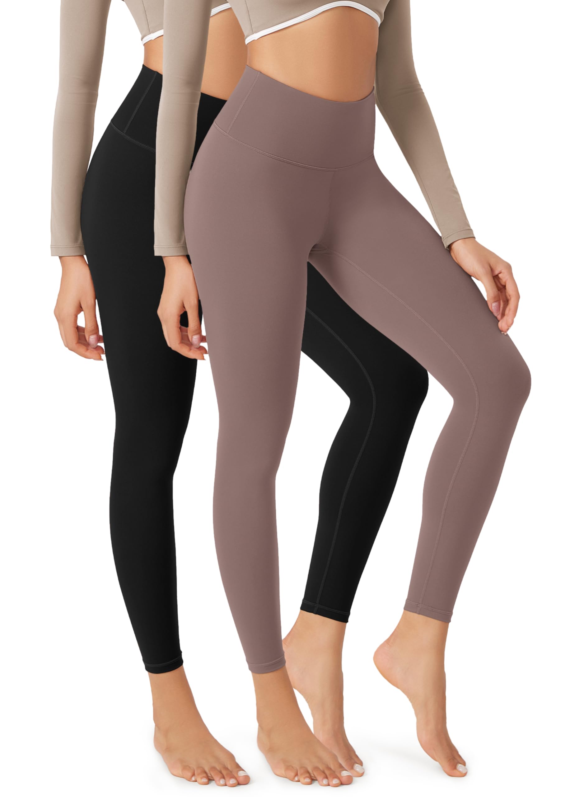 ODODOS ODLEX 2-Pack High Waist 7/8 Length Workout