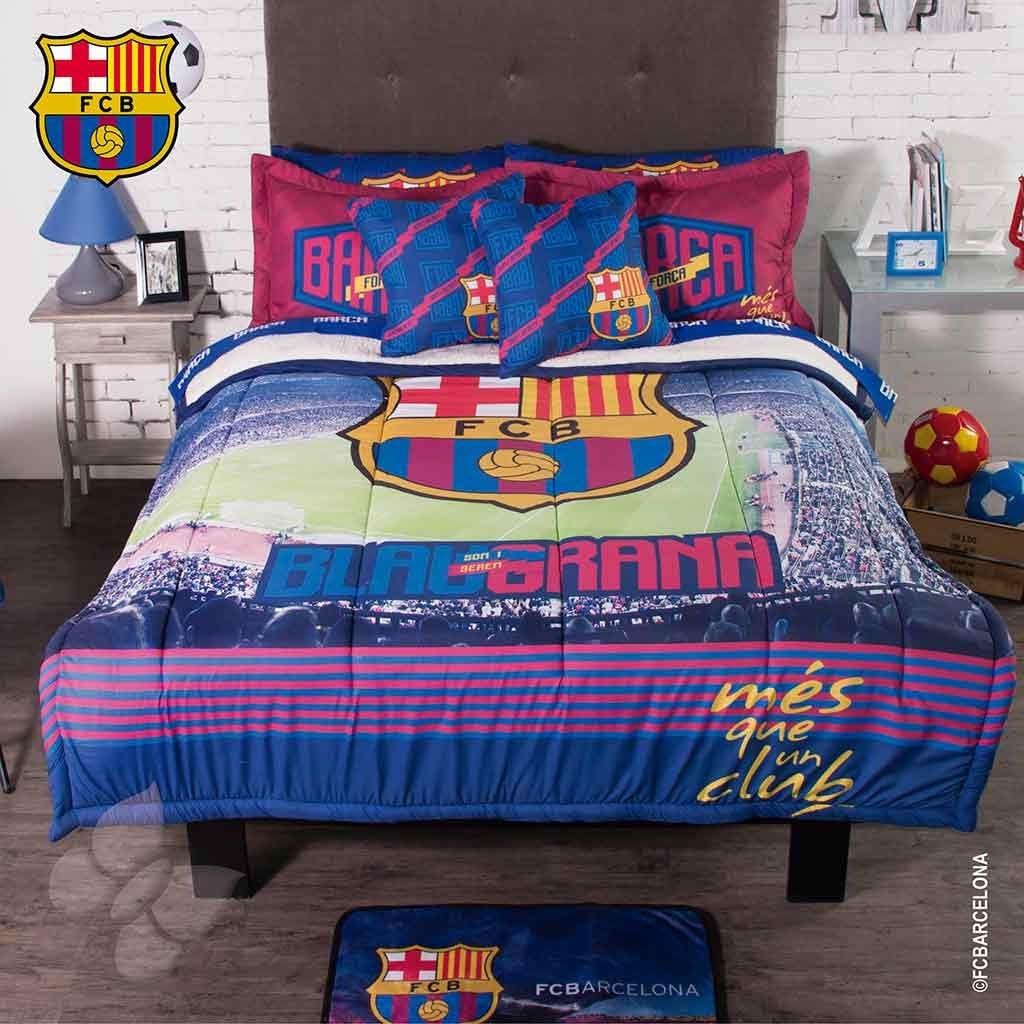 FCBarcelona Softy Comforter and Sheet Set (Full)