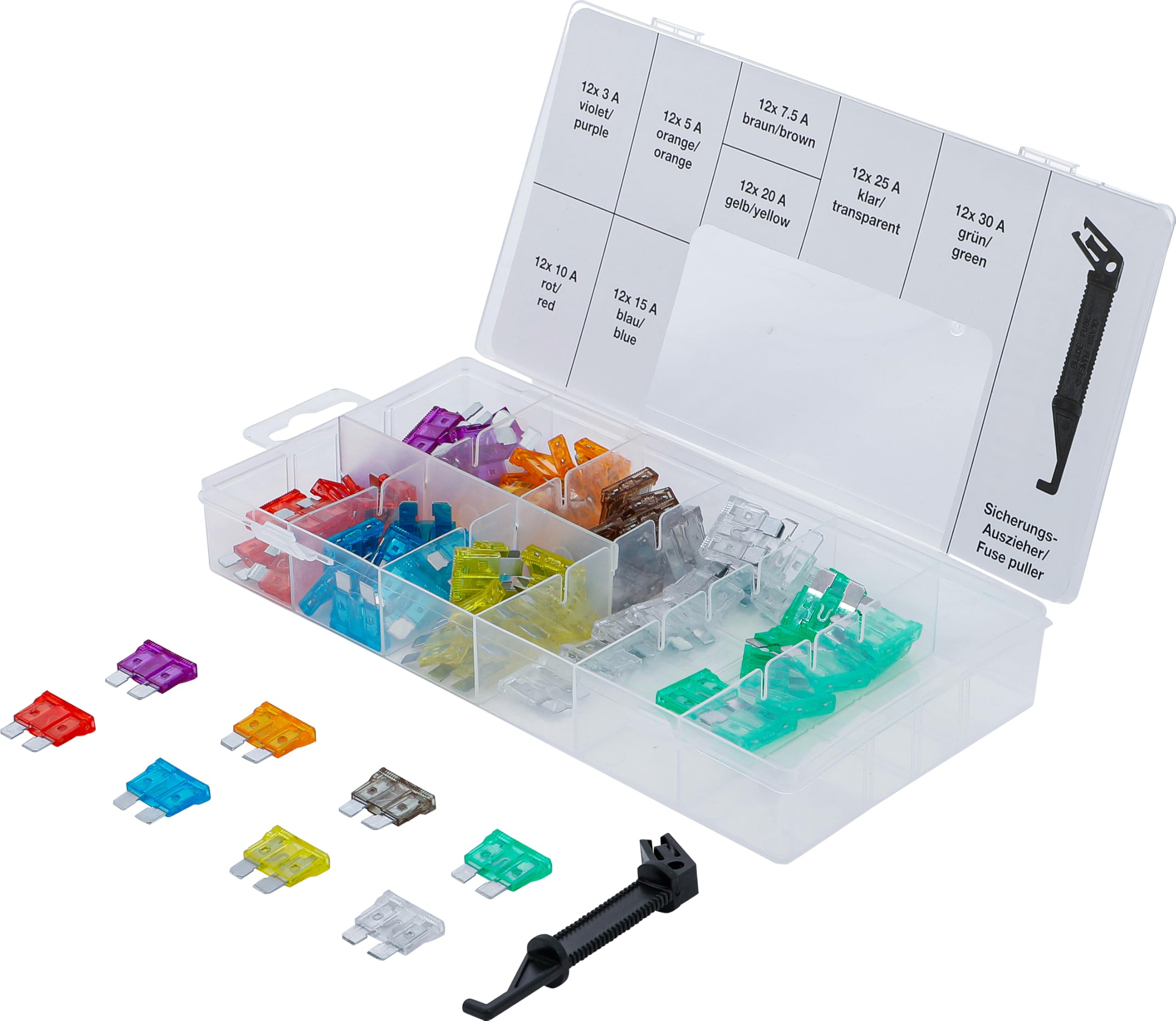 BGS 8126 | Car Fuse Assortment | 97 pcs.