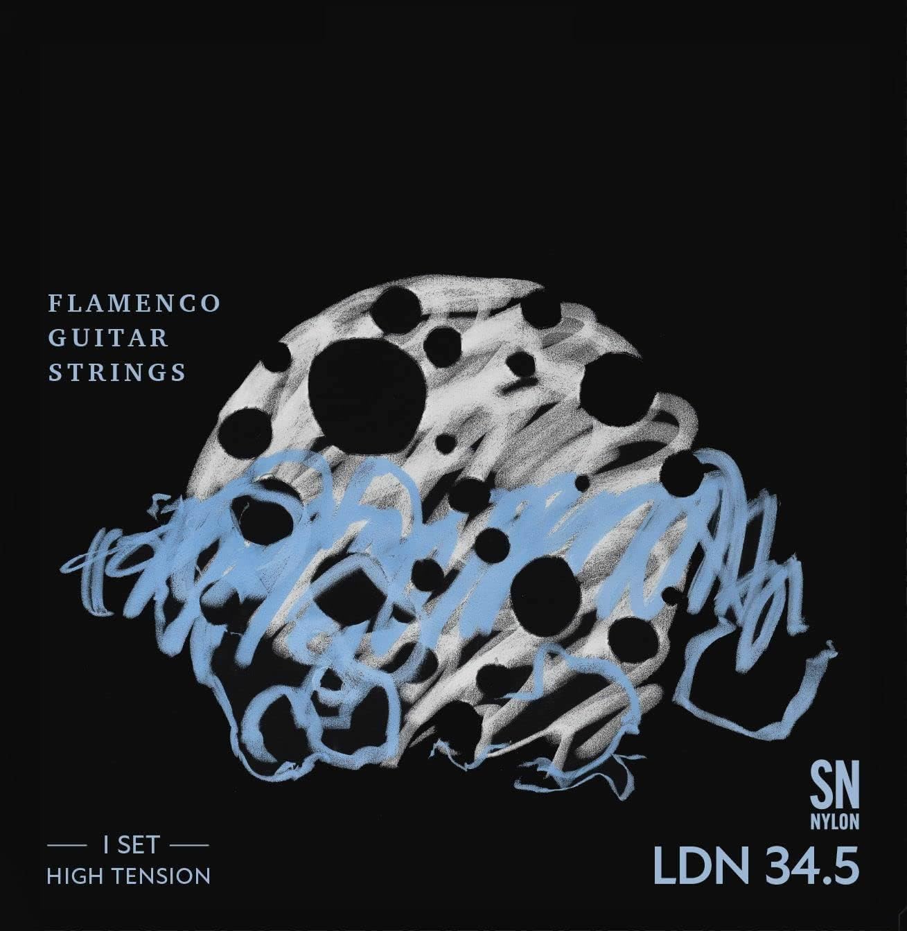 KNOBLOCH STRINGS THE ART OF VIBRATION LDA34.5 LUNA FLAMENCA DOUBLE SILVER AZ HIGH TENSION 34.5