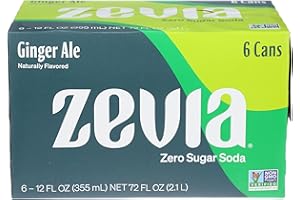 Zevia All Natural Diet Soda - Ginger Ale - 12 oz - 6 pk