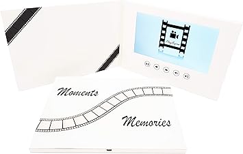Playmegram Carte De Voeux Avec Video Ecran De 7 Pouces Pour Felicitations Carte D Anniversaire Nouvelles D Amour Diaporamas Video Marketing Video Idee Cadeau Amazon Fr High Tech