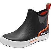 BASSDASH Womens 4.5” Waterproof Deck Ankle Rain Boots Anti-Slip Neoprene Rubber Garden Fishing Boots