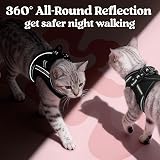 rabbitgoo Cat Harness and Lead Set for Extra Small Cats Reflective Vest Harness view 5