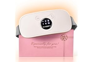 MADDIFY Heating Pads for Cramps, Period Cramp Massager Portable Cordless Heating Pad, Christmas Gifts for Women Wife Girlfriend Sister Her