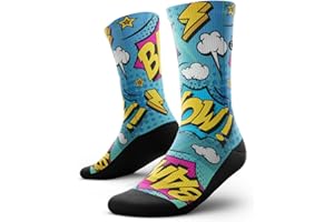 Outway Novelty Crew Socks for Men & Women, Breathable, Moisture-Wicking Athletic Calf Sock with Arch Support