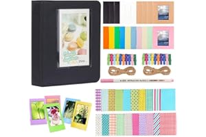 Anter Photo Album Accessories Compatible with Fujifilm Instax Mini Camera, HP Sprocket, Polaroid Zip, Snap, Snap Touch Printe