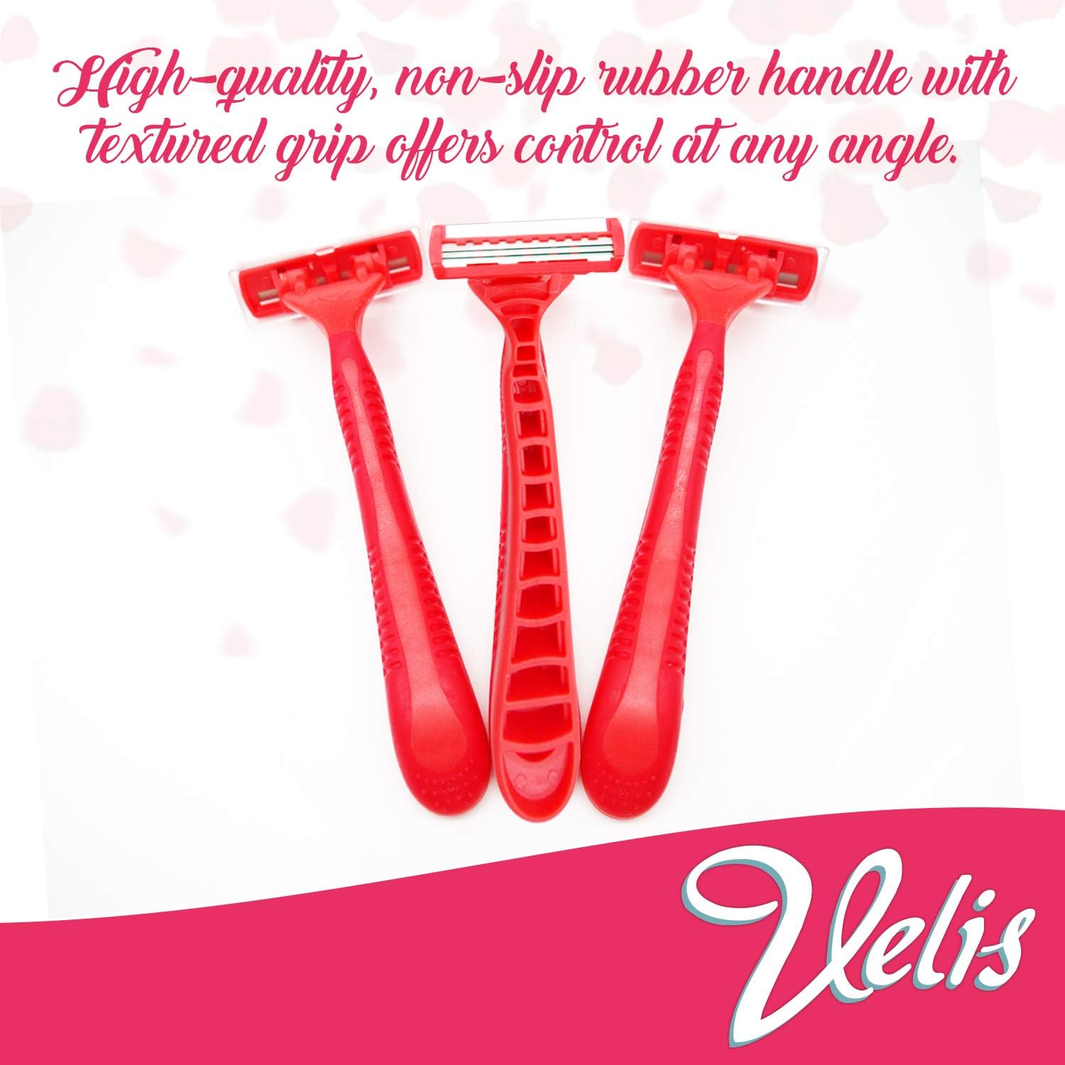 6pk Womens Triple Blade Ultra Razors, Pink, 1 count (Pack of 6) - Image 5