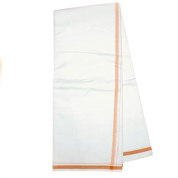 Cotton Dhoti White (Large)