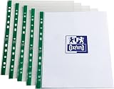 Oxford Heavy Duty A4 Punched Poly Pockets Glass Clear 100 Pack view 4