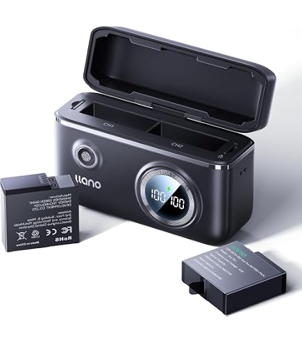 Cargador Rápido Y Almacén Para Baterías Insta360 Ace Pro 2 – 3 Canales, Pantalla OLED, 3 Ranuras Para Micro SD, Diseño Integrado Y Portátil