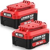 OHYES BAT CMCB206 Replacement Battery Compatible with Craftsman 20V Battery Lithium ion CMCB202 CMCB204 CMCB201 CMCB209 CMCB205 CMCS500 V20 Series Cordless Power Tool(Only for V20 Series)