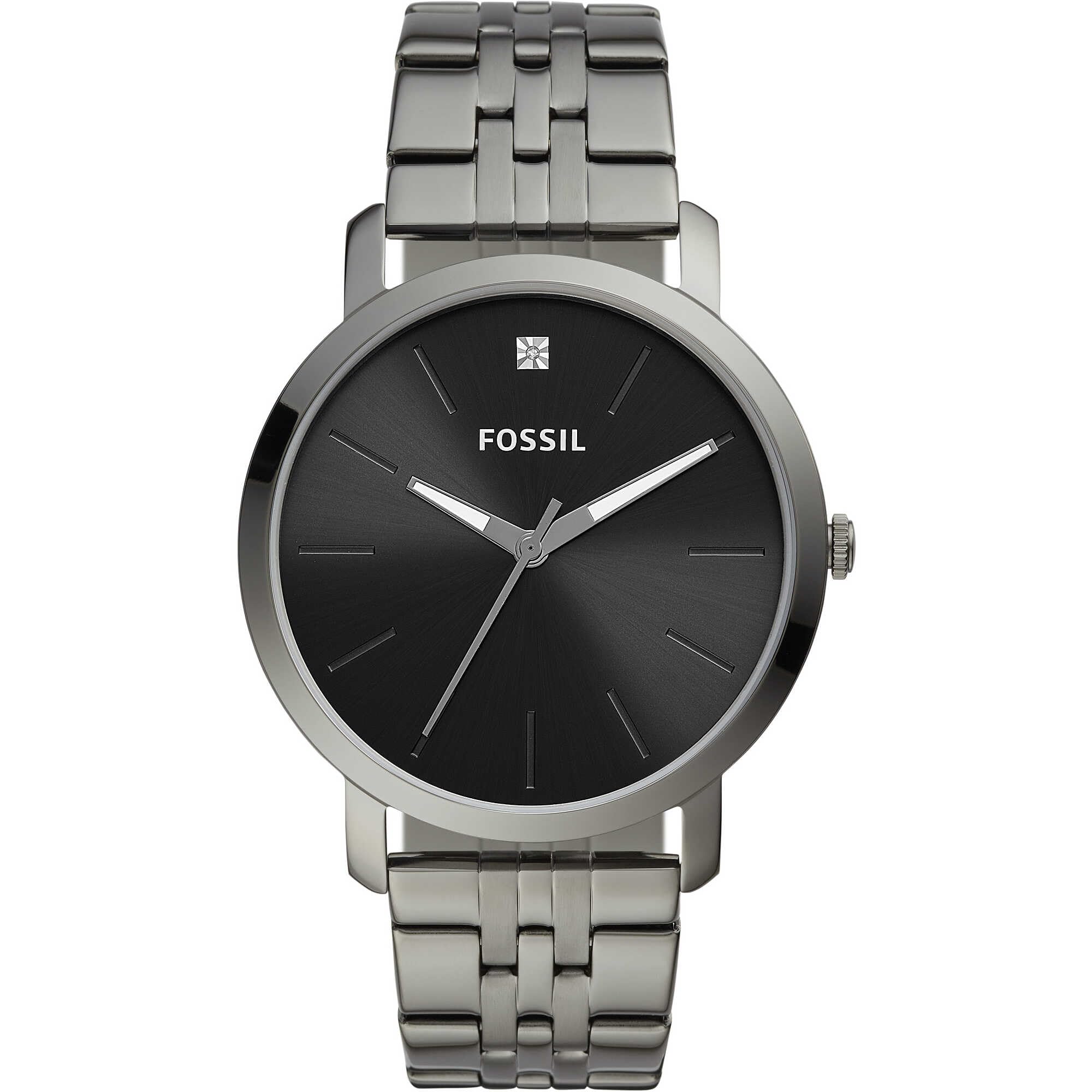 FOSSIL Men's Watch Lux Luther 44 MM Grey Stainless Steel, BQ2419
