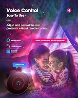 SUPPOU LED Galaxy Projector WiFi Night Light 3D Stars with RGB 16.7M view 2