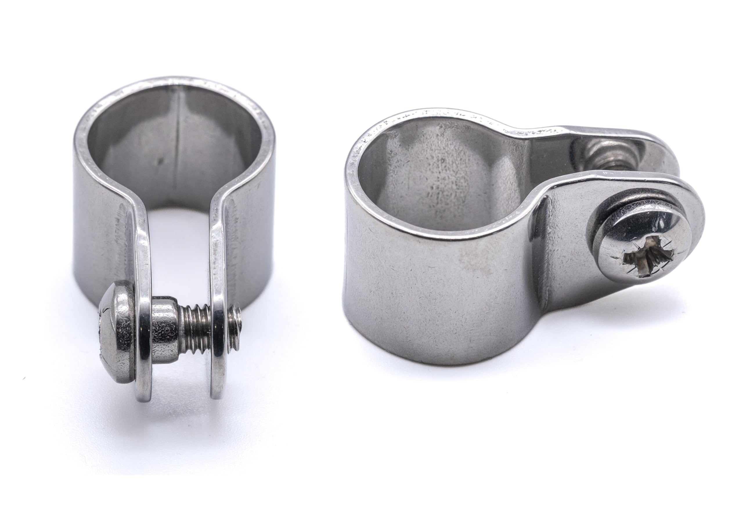 2PCS Boat canopy slide clamp bimini sprayhood fitting 19mm