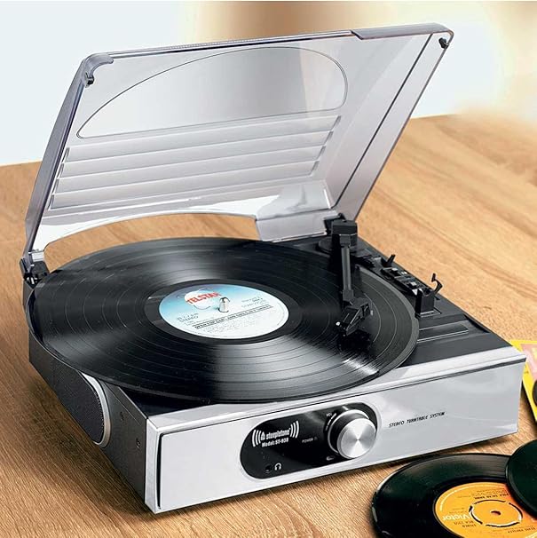 Steepletone Stereo Vinyl 3 Speed Record Player Amazon.co.uk TV