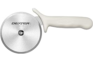 Dexter Russell P177A-PCP Sani-Safe White Handle 4" Pizza Cutter