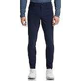 PGA Tour Mens 5-Pocket Performance Pull-on Golf Pants, 30"/32" Inseams, 4-Way Stretch, Moisture-Wicking, Sun Protection