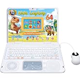 Kids Laptop with Camera, Educational Color Screen Laptop with 64 Learning Modes, Computer for Kids Ages 5+