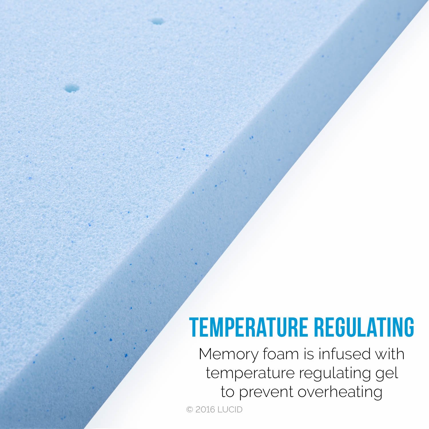 LUCID 5 Inch Gel Memory Foam Mattress DualLayered CertiPURUS