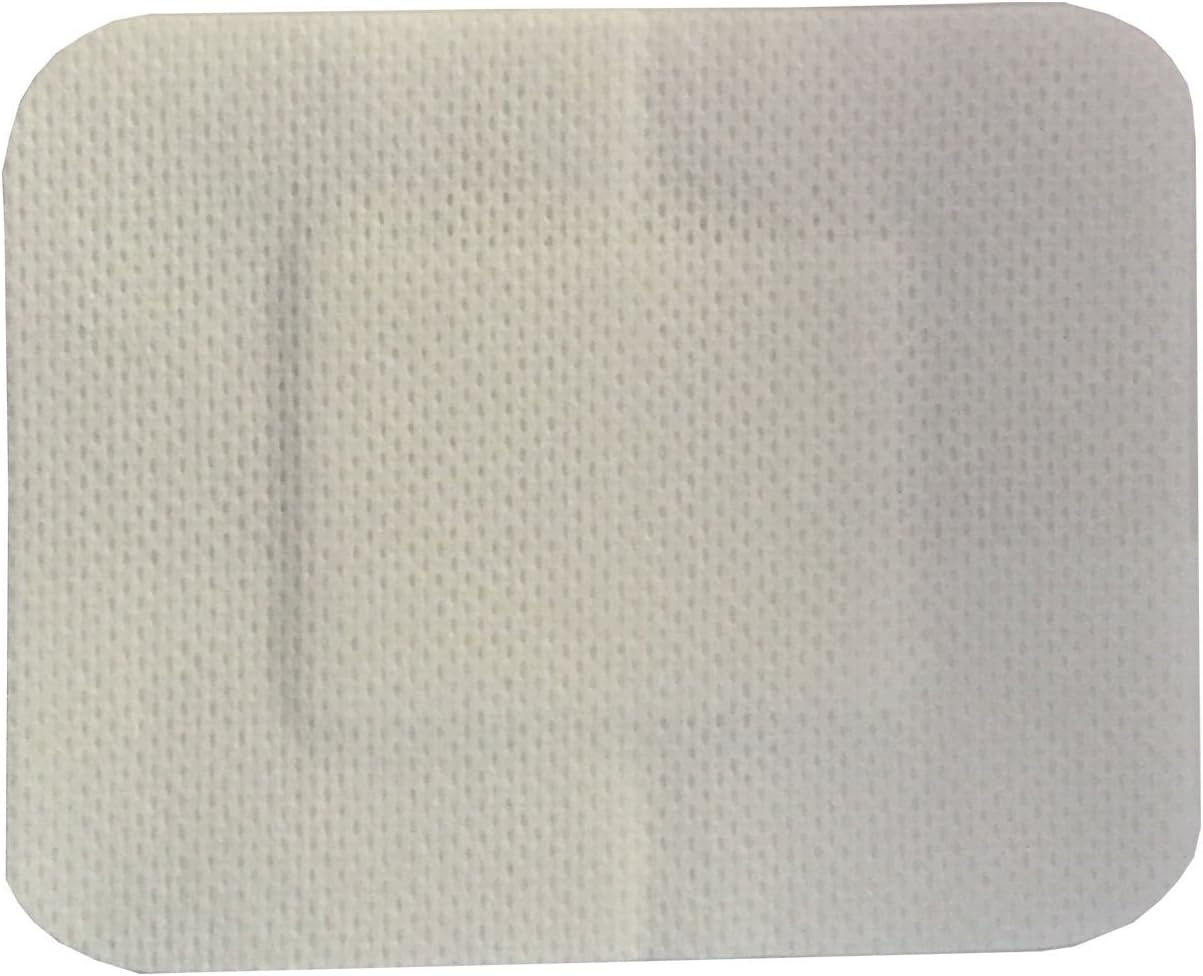 Adhesive Wound Dressing - 10cm x 8cm (x 50 dressings), Ems Electric Feet Massager, 50 Count (Pack of 1)