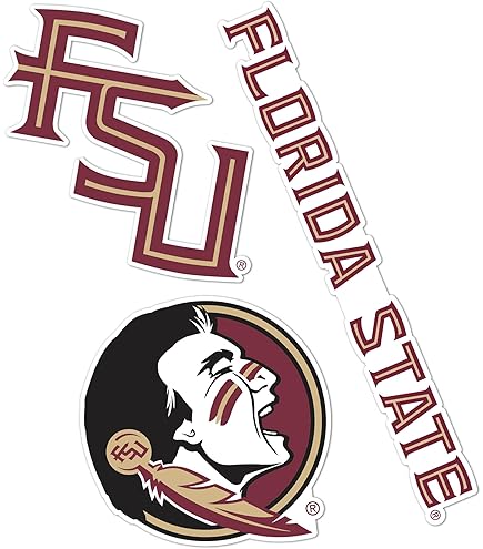Autocollants Vinyle Floride State Seminoles - Lot De 2 - Pour Cornhole, Voiture, Camion