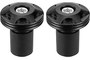 TUCKBOLD Motorcycle Handlebar End Plug Aluminum Alloy 7/8" 22mm 32mm OD Fashionable | Front Handle Bar Grips Cap Gear Balance