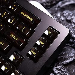 Akko Clear Keycap Set V2, Black Transparent 155-Key