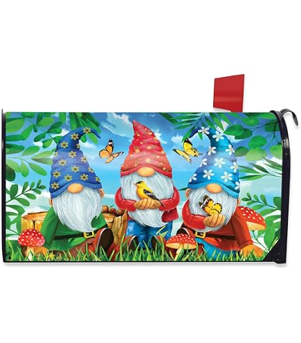 Mailbox Covers Cute Bee Gnomes Waterproof Mail Box Covers, Magnetic