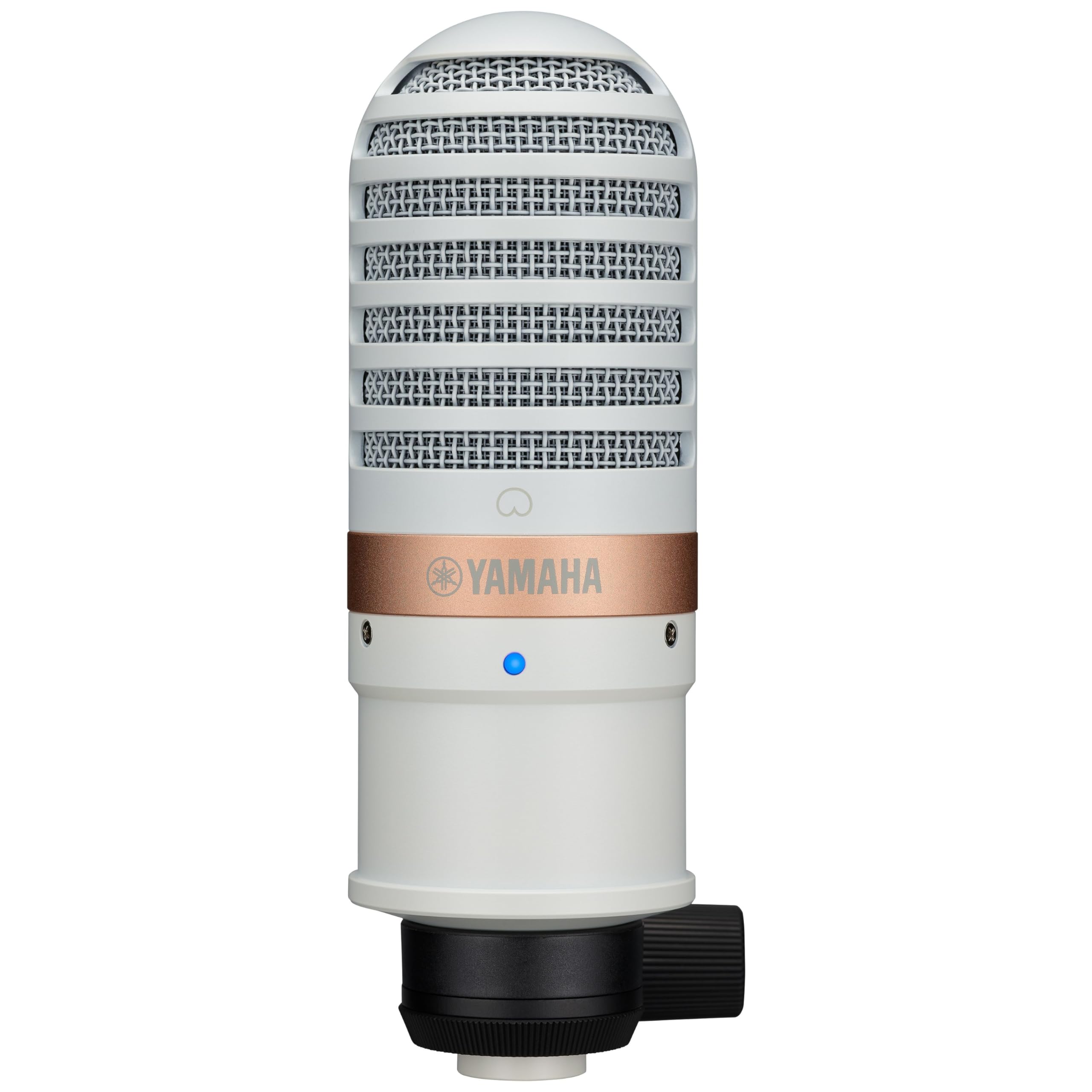 Yamaha YCM01 Studio-Quality Condenser Microphone, High Resolution Audio Streaming, Recording and Playback, XLR Connection, in White