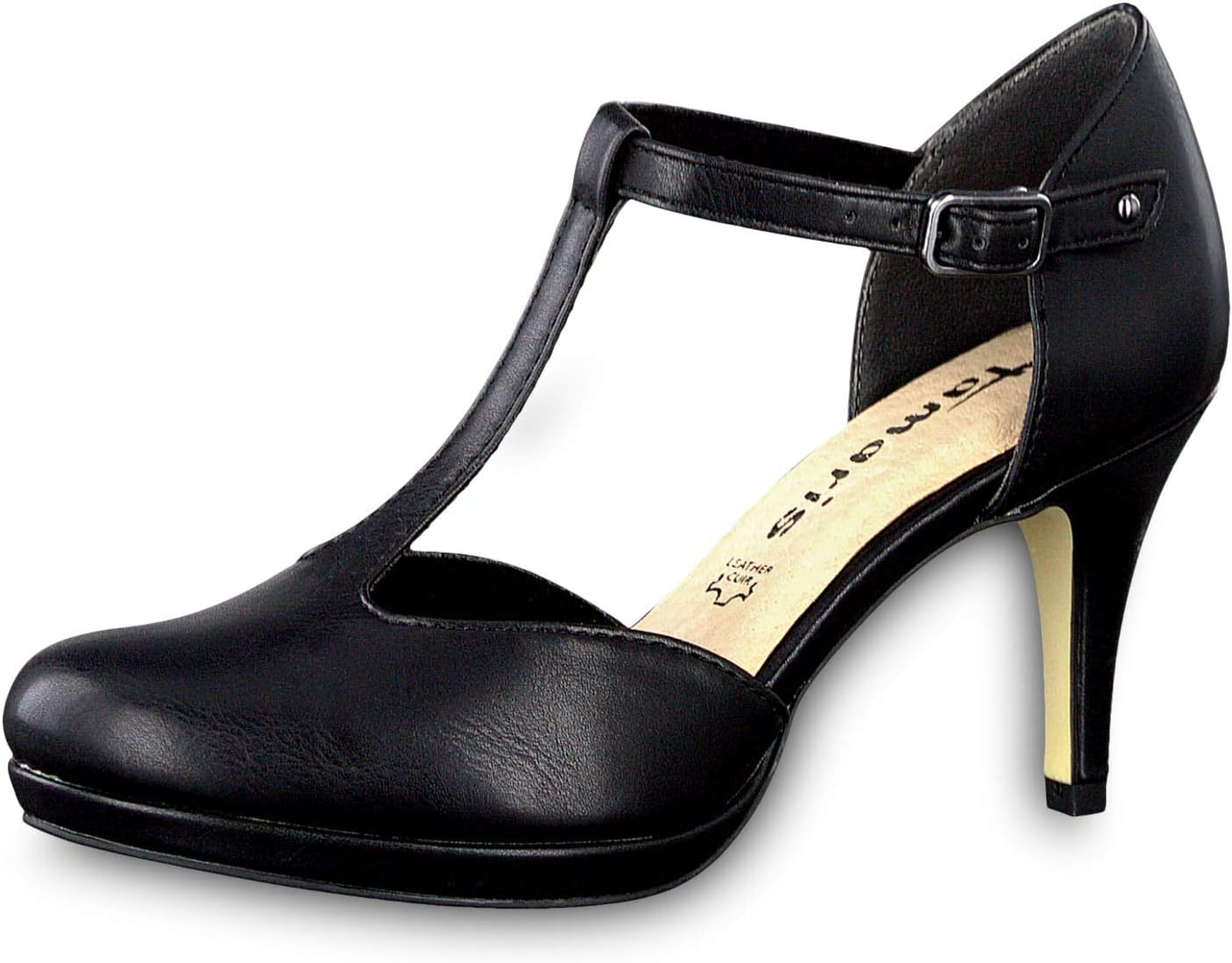 Women Court Shoes 24433-23, Ladies Strappy Court Shoes