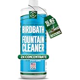 Birdbath &amp; Fountain Cleaner - 16 oz Fountain Maintenance Outdoor Indoor - Bird Bath Cleaner