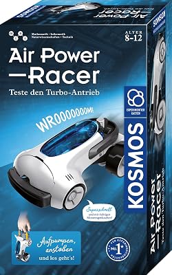 Air Power Racer, Teste Turbo, Brinquedo de Corrida Aérea, Caixa de Experiências para crianças a partir dos 8 anos, para raparigas e rapazes